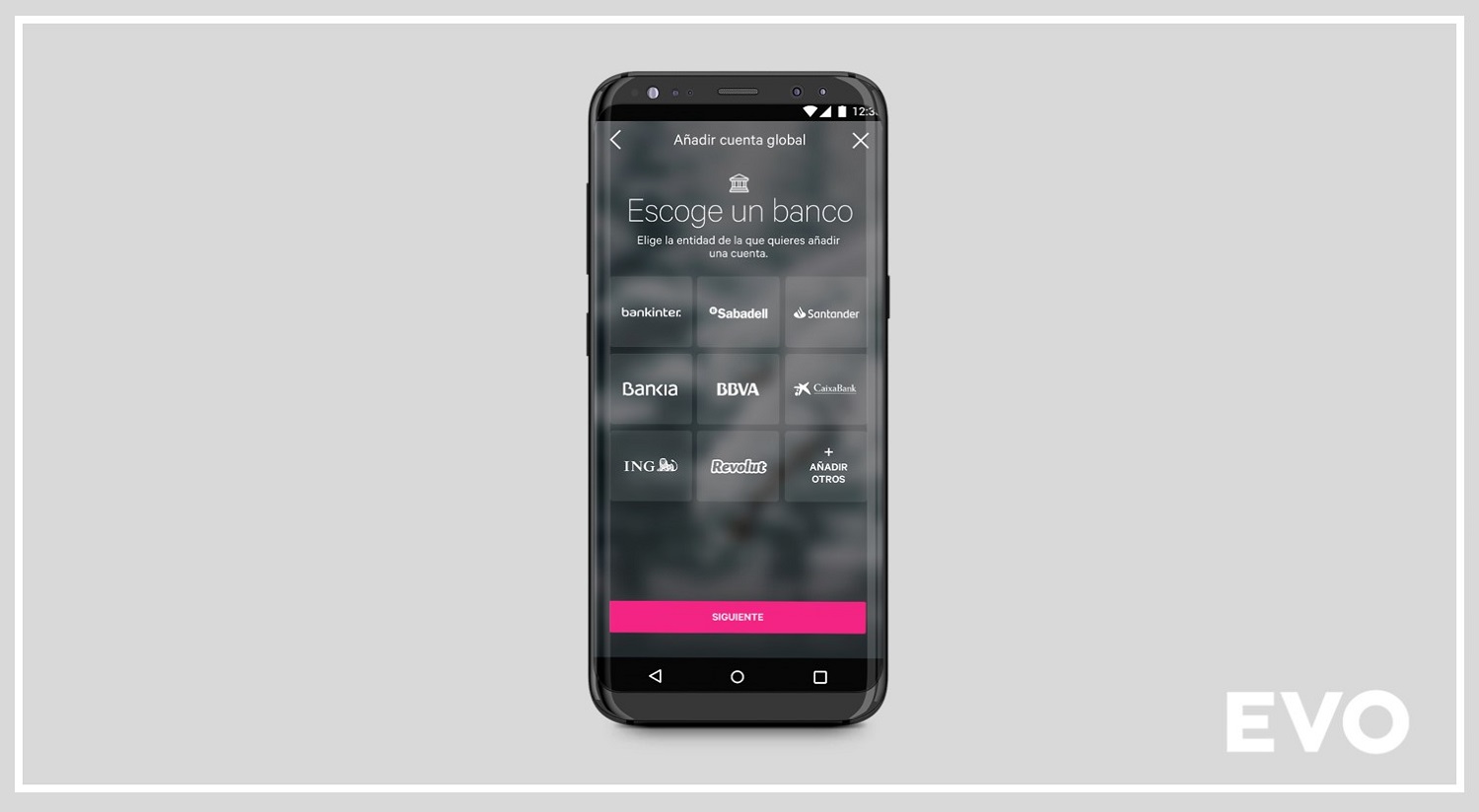 app de EVO Banco integra cuentas en otros bancos